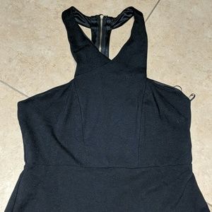EXPRESS size 12 tight black racer back dress